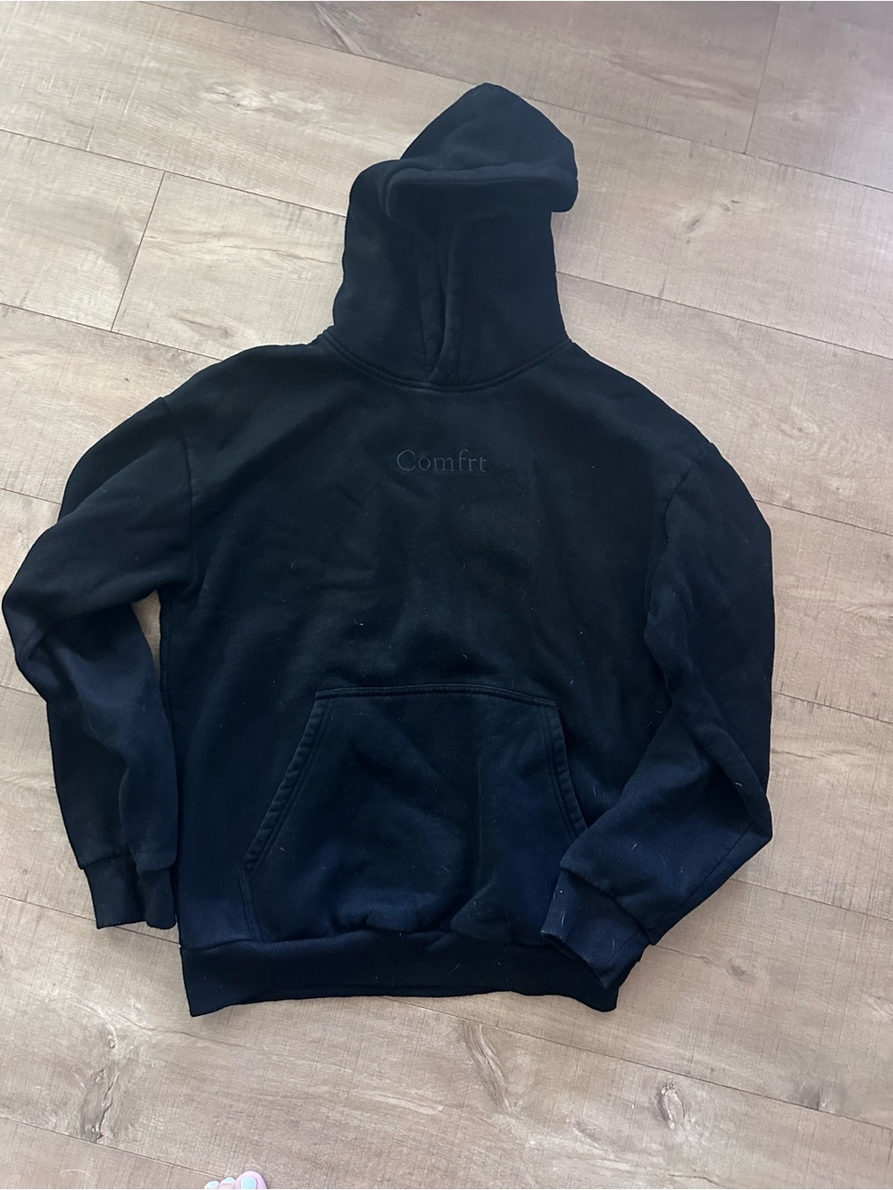Black Comfrt Hoodie Sweatshirt size M